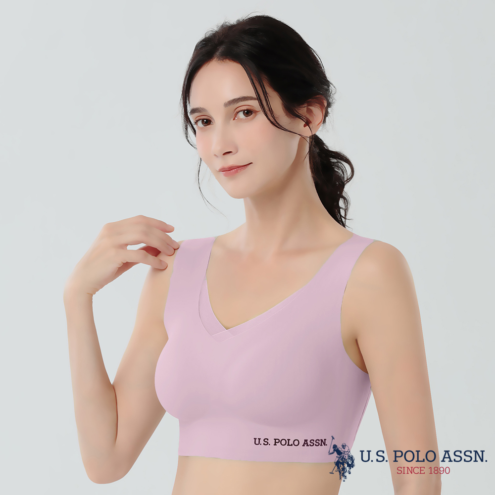 【U.S. POLO】蕾絲輕甜Sport Bra內衣 (2537)